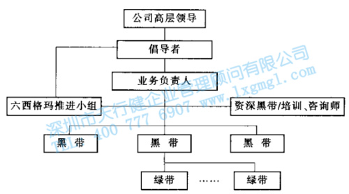 六西格瑪管理的組織結構