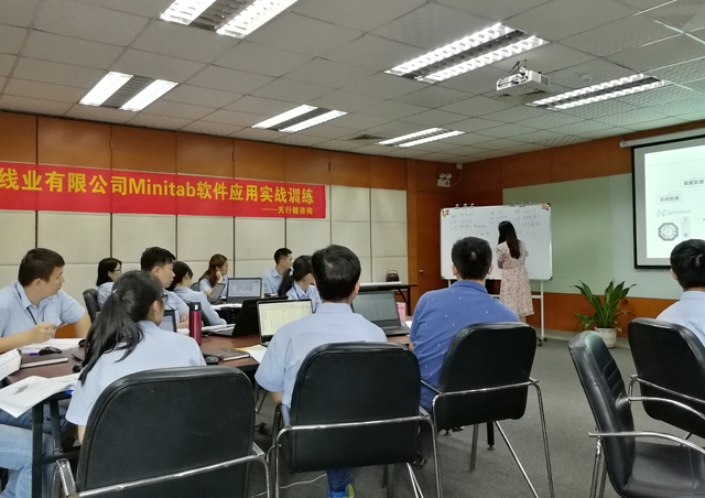 賀某線業有限公司《Minitab軟件應用實戰訓練》圓滿落幕 賀某線業有限公司《Minitab軟件應用實戰訓練》圓滿落幕